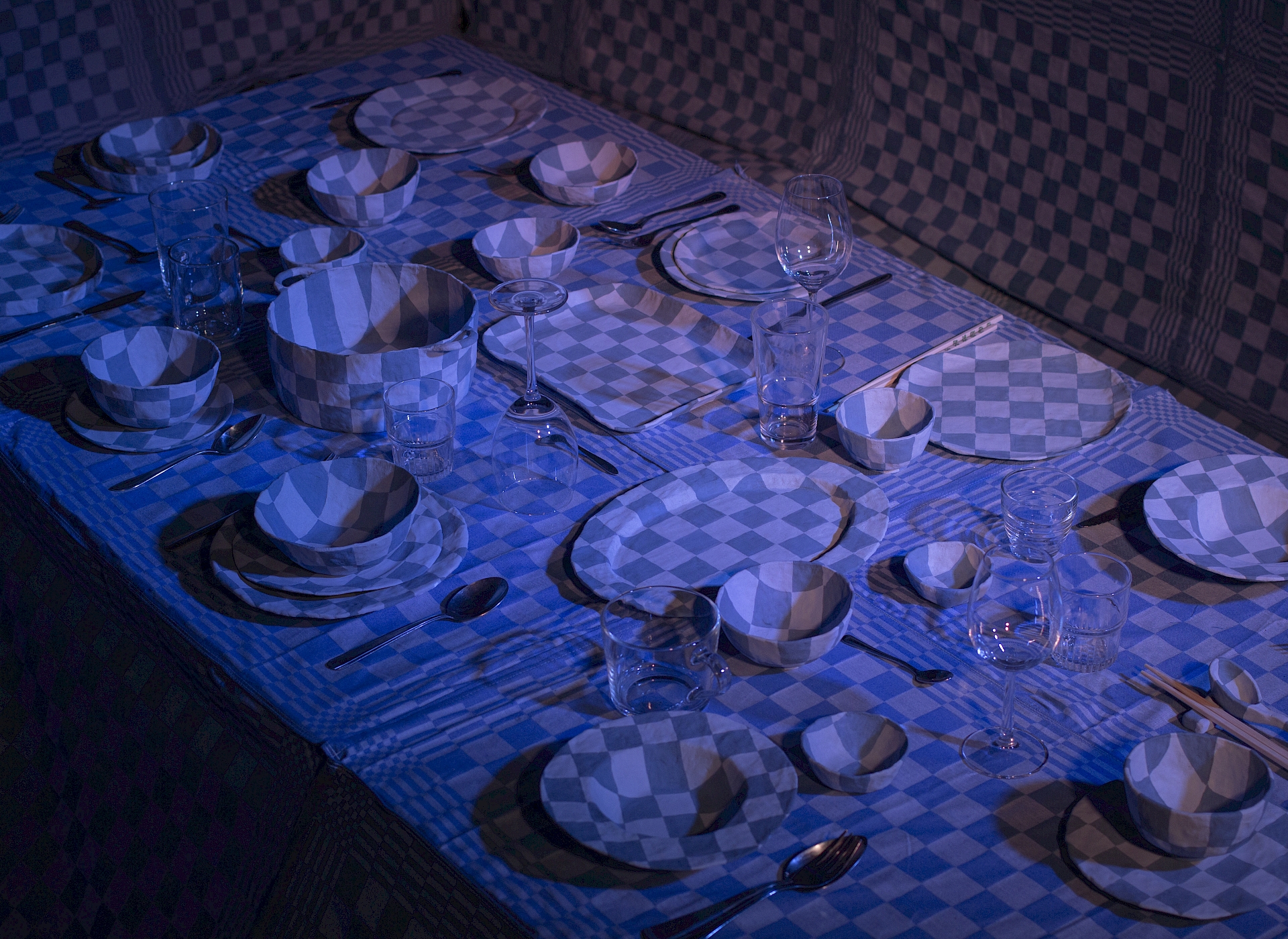 Out of Blue Dinner Exhibition